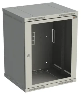 Solarix SENSA-15U-65-11-G / Rozvaděč nástěnný / 15U / 500 mm / dveře sklo / šedá RAL 7035 (83000187)