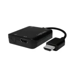 LogiLink HDMI audio extraktor černá / Adaptér / HDMI - SPDIF + 3,5mm Jack / 4K 30Hz / HDCP 1.4 (CV0106)