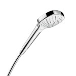 HANSGROHE - Croma Select E Sprchová hlavice Vario, 3 proudy, EcoSmart 9l/min, bílá/chrom 26813400