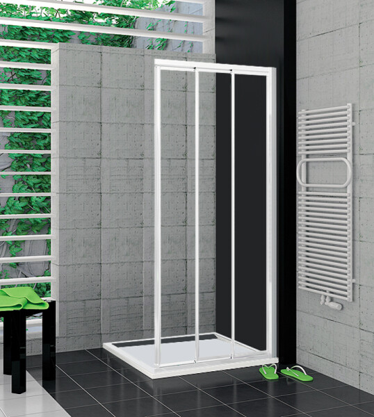 SanSwiss TOE3D 0700 04 07 Pravý díl sprchového koutu 70 cm, bílá/sklo