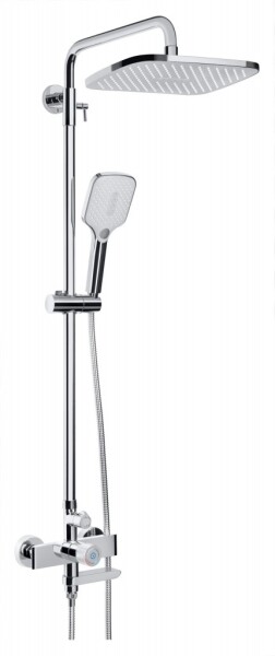 Rubineta - Sprchový a vanový set SET VENETO+EASY PUSH-10, chrom OLBA625140