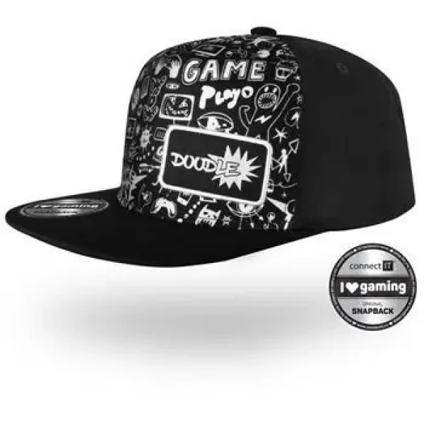 CONNECT IT Kšiltovka Doodle / Snapback (CFF-1144-LG)