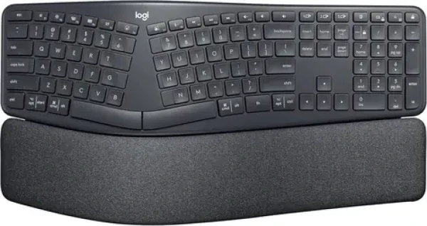 Logitech ERGO K860 for Business černá / Bezdrátová klávesnice / Ergonomická / Bluetooth / 2.4 GHz (920-010348)