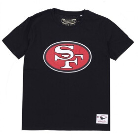 Mitchell Ness NFL Team Logo Tee San Francisco 49ERSS BMTRINTL1053-SF4BLCK T-Shirt