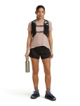 Dámské merino triko s krátkým rukávem ICEBREAKER Wmns 125 Cool-Lite Speed SS Slit Back Tee, Pink Quartz velikost: S