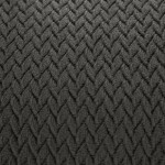 Grafitově šedá deka na židli Šířka: 170 cm | Délka: 210 cm Šířka: 170 cm | Délka: 210 cm