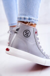 Dámské vysoké tenisky Cross Jeans JJ2R4057C šedá 37
