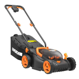 WORX WG779E / Aku Sekačka na trávu / 2x20V / 2x2.5Ah / až 280 m2 / záběr 34 cm / koš 30 l (WG779E)