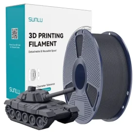 Sunlu Filament PLA+ High-Speed šedá / Struna pro 3D tiskárnu / vysokorychlostní / 1,75 mm / 1 kg (PLA+ H-S Gr)