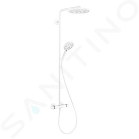 HANSGROHE - Raindance Select S Sprchový set Showerpipe s termostatem, 3 proudy, matná bílá 27633700