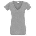 Dámká hlenka/košilka V-neck 22200 melanžově šedá L