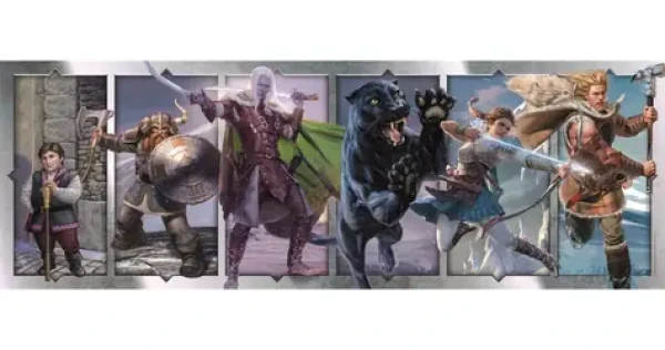 Clementoni 39501 Panoramatické puzzle DungeonsDragons 1000 dílků