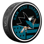 Mustang Puk San Jose Sharks NHL American Flag Pat Puck