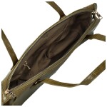 Módní dámská kabelka na rameno Coveri Saimi, olivově zelená
