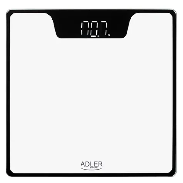 Adler AD 8174w bílá / Osobní váha / až 180 kg / 2x AAA (AD 8174w)