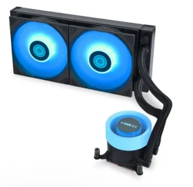 Lian Li GA II Lite černá / 2x 120 mm / ARGB podsvícení / 2500 RPM / 34.8 dB / AiO / AMD + Intel (GA2L24RB)