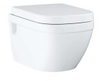 GROHE - Euro Ceramic Závěsné WC, rimless, alpská bílá 39538000