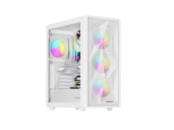 Genesis Diaxid 605 ARGB bílá / PC skříň / ATX, micro-ATX, mini-ITX / USB 2.0 / USB 3.0 (NPC-2173)
