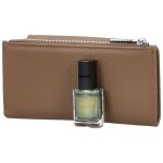 Trendy dámská koženková peněženka Coveri Elaya, tmavě béžová