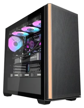 DarkFlash DS900WS černá / ATX / 4x ARGB 120 mm / průhledná bočnice / USB 3.0 / bez zdroje (Darkflash DS900WS wi)
