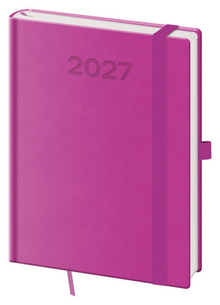 Denní diář 2027 B6 Print Pop fialový