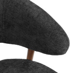 Jídelní židle, šedá, látka, CT-L5031 GREY2