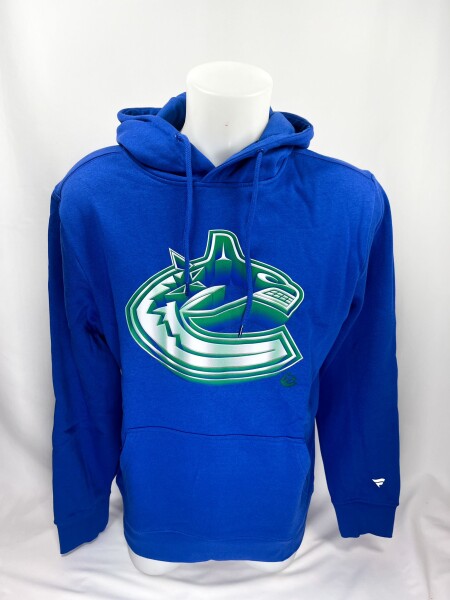 Fanatics Pánská mikina Vancouver Canucks NHL Chrome Graphic Hoodie Blue Chip Velikost: S
