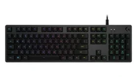 Logitech G512 Carbon černá / Herní klávesnice / mechanická / GX Brown Tactile (920-009434)