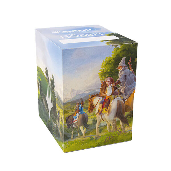 Krabička na karty MTG The Hobbit Soft Crate 80+ Leaving Hobbiton
