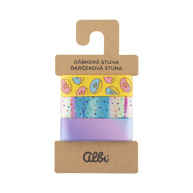 Set látkových stuh - Pro dívky (donuty) - Albi