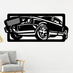 Samolepka Auto Ford Mustang Barva: černá, Velikost: 60 x 26 cm