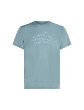 ICEBREAKER Mens Mer 125 Cool-Lite Sphere SS Tee Across, Flint Blue velikost: XL