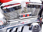 Mamido Dětská elektrická motorka Chopper 24V červená