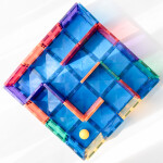 Connetix Connetix Tiles - Magnetické Základny Duhová Blue & Green 2 ks