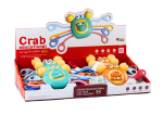 Mamido Interaktivní senzorický krab edukační kousátko pro děti