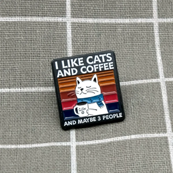 Pinarna.cz Kočka s kávou - I like cats and coffee and maybe 3 people / Mám rád(a) kočky a kávu a asi tak tři lidi