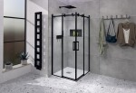 GELCO - DRAGON BLACK obdélníkový sprchový kout 800x900 čiré sklo, GD4280B-GD4290B GD4280B-GD4290B