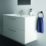 IDEAL STANDARD - i.Life A Umyvadlo 104x46 cm, s přepadem, otvor pro baterii, bílá T462101