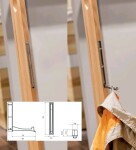 Siro Nábytkový věšák 2227 nikl broušený, 1 ks (S14248)