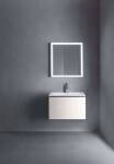 DURAVIT - L-Cube Umyvadlová skříňka 40x62x48 cm, 1 zásuvka, lesklá bílá LC614002222