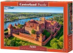 Puzzle Castorland 500 dílků - Výhled na hrad Malbork, Polsko