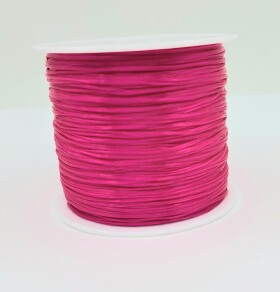 Elastická lycra - tmavě růžová - ∅ 0,8 mm - 60 m - 1 ks