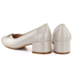 Dámské semišové zateplené ažurové boty khaki Potocki 12522 38