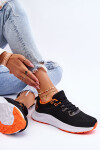Klasické dámské sportovní šněrovací boty Černá a oranžová Darla 38