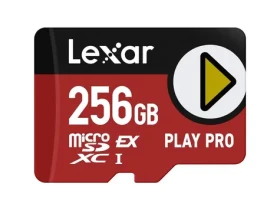 Lexar PLAY PRO microSDXC Express Card 256GB / čtení: 900MBps / zápis: 600MBps / V30 (LMSXPS0256G-BNNNG)
