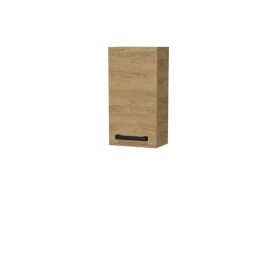 Koupelnová skříňka nízká s černou úchytkou SAT Cube Way 32,5x63x20 cm dub Hickory mat CUBE3CH32DH CUBE3CH32DH