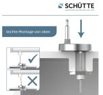 Schütte SLIM BLACK| Duroplast, Soft Close 4008431827100