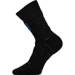 VOXX Ponožky silné dvouvrstvé z merino FORCE s ionty stříbra ČERNÉ 43-46 111801