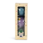 Konges Sløjd Třpytivý hopík Blue – set 3 ks, multi barva, plast