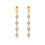 Ocelové náušnice Laurea Gold - chirurgická ocel, Zlatá